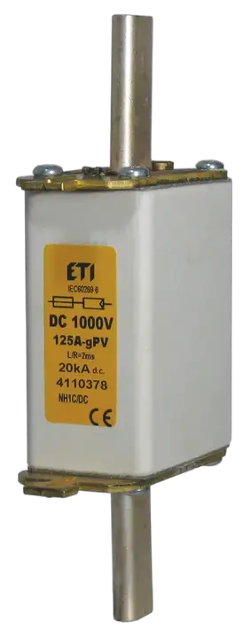 Slika NH1C gR 63A/1000V DC