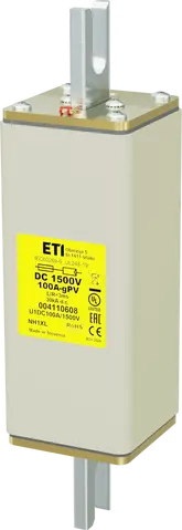 NHU1XL gPV 100A/1500V DC UL