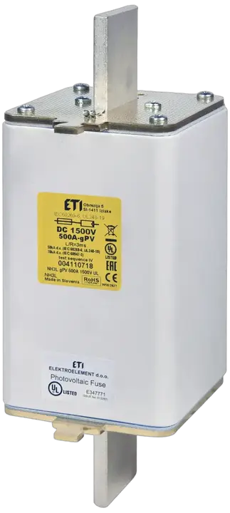 Slika NH3L gPV 450A/1500V DC UL