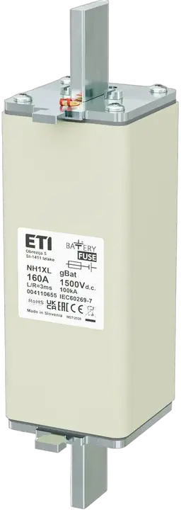 Slika NH1XL gBat 160A/1500V DC