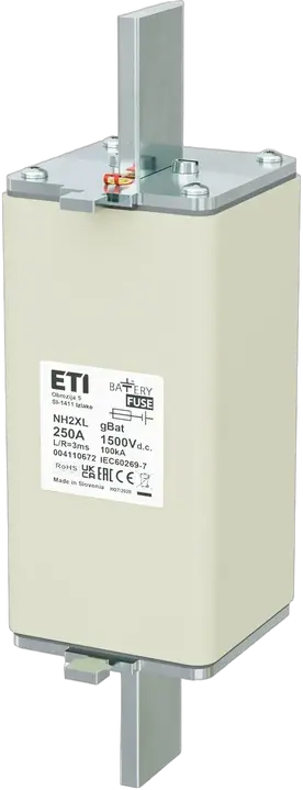 Slika NH2XL gBat 250A/1500V DC