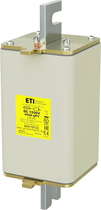 Slika NHS3L gPV 450A/1500V DC 70kA