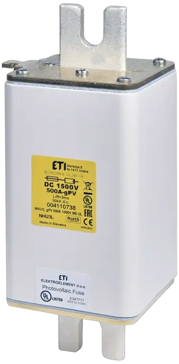 Slika NHU3L/MS gPV 450A/1500V DC UL