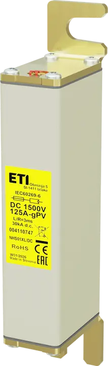 Slika NHS01XL gPV 125A/1500V DC