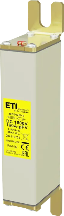 Slika NHU01XL gPV 160A/1500V DC