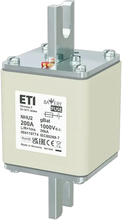 Slika NHU2 gBat 200A/1000V DC