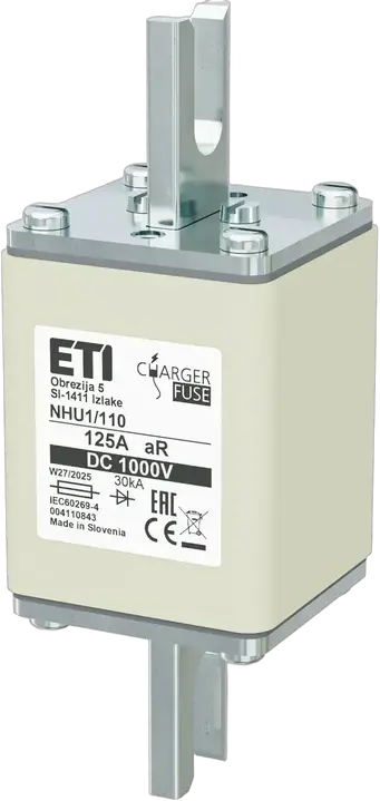Slika NHU1/110 aR 125A/1000V DC
