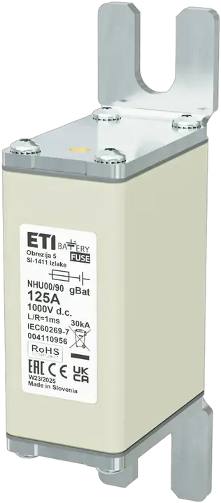 Slika NHU00/90 gBat 125A/1000V DC
