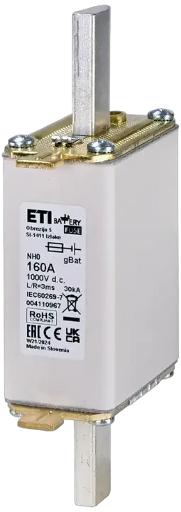 Slika NH0 gBat 40A/1000V DC
