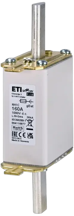 Slika NH1C gBat 125A/1000V DC