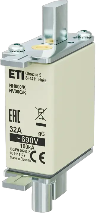 Slika NH000/K gG 32A/690V