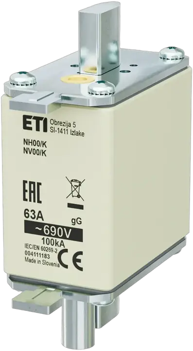 Slika NH00/K gG 63A/690V