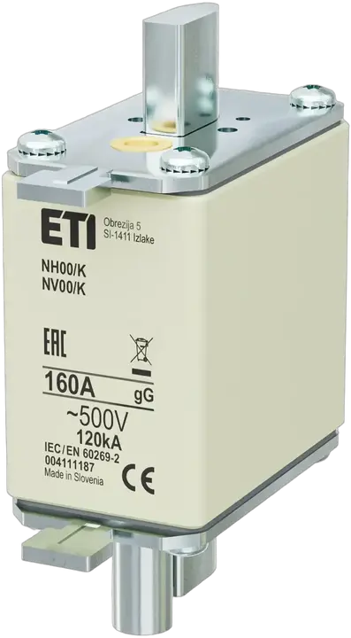 Slika NH00/K gG 160A/500V