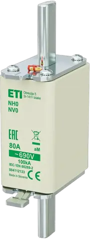 Slika NH0 aM 80A/690V