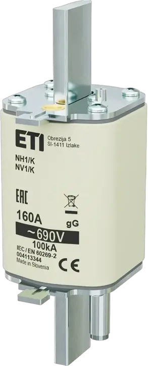 Slika NH1/K gG 160A/690V