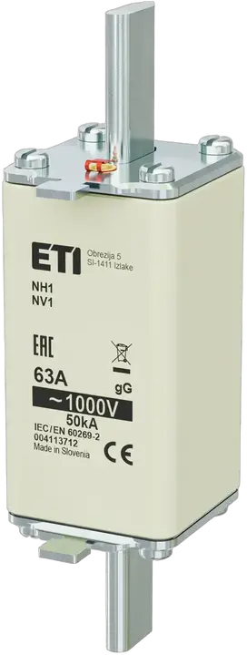Slika NH1/85 gG 63A/1000V