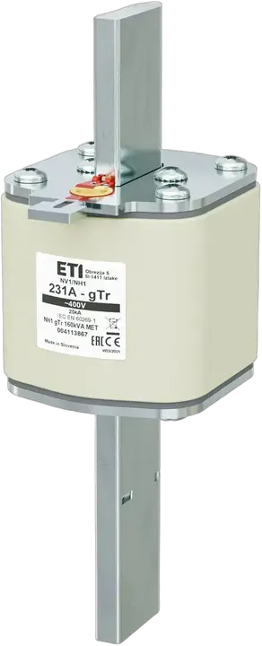 Slika NH1 gTr 231A/400V/160kVA MET