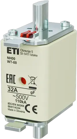 Slika NH00 gF 32A/500V
