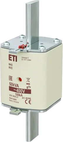 Slika NH2 gTr 72A/400V/50kVA
