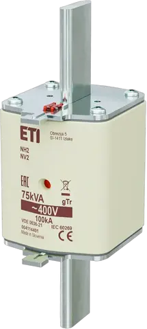 Slika NH2 gTr 108A/400V/75kVA