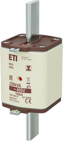 Slika NH2/I gTr 361A/400V/250kVA