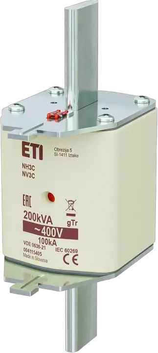 Slika NH3C gTr 289A/400V/200kVA