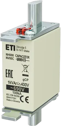 Slika NH000 gCP 1kVAr/690V
