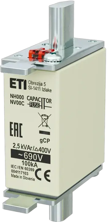 Slika NH000 gCP 2,5kVAr/690V
