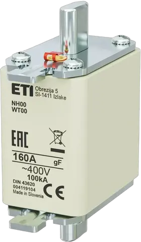 Slika NH00 gF 160A/400V