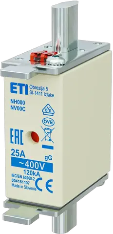 Slika NH000 gG 25A/400V