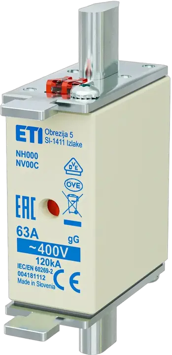 Slika NH000 gG 63A/400V