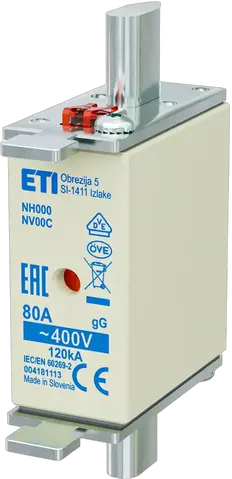 Slika NH000 gG 80A/400V