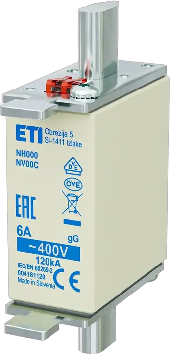 Slika NH000 gG 6A/400V korr.