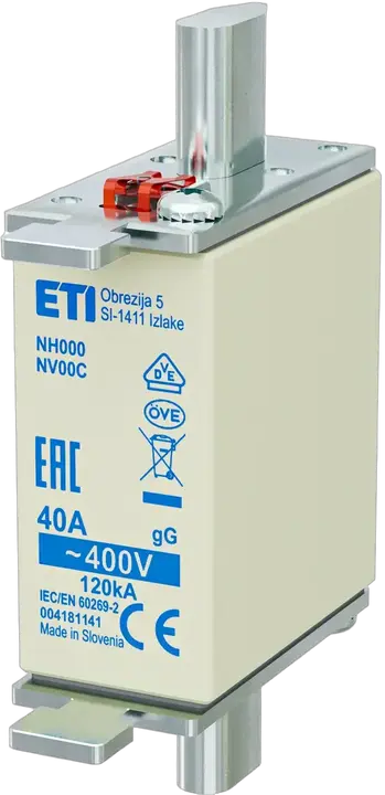 Slika NH000 gG 40A/400V korr.