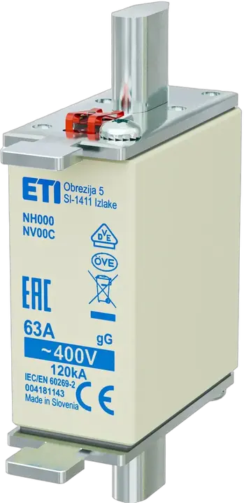 Slika NH000 gG 63A/400V korr.