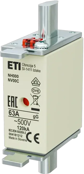 Slika NH000 gG 63A/500V