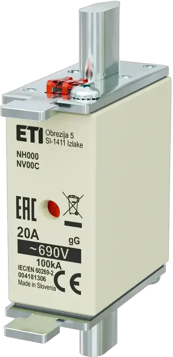 Slika NH000 gG 20A/690V