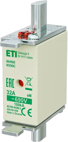 Slika NH000 aM 32A/690V