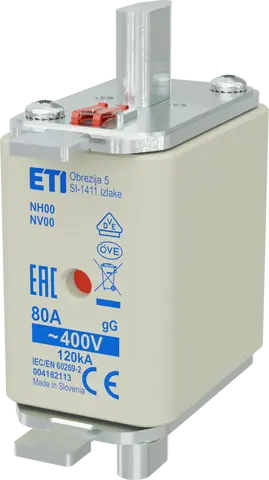 Slika NH00 gG 80A/400V