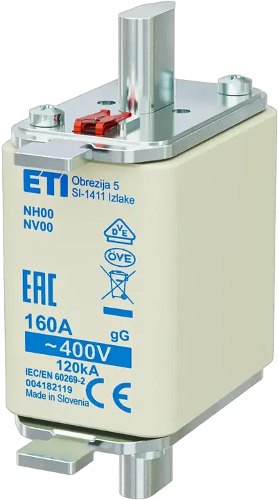 Slika NH00 gG 160A/400V korr.