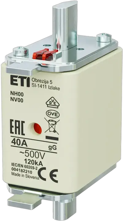 Slika NH00 gG 40A/500V