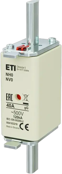 Slika NH0 gG 40A/500V