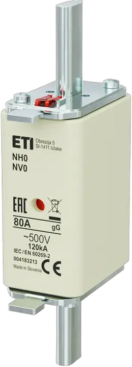 Slika NH0 gG 80A/500V