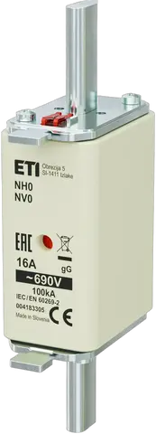 NH0 gG 16A/690V