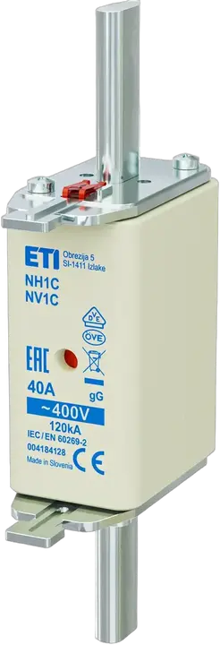 Slika NH1C gG 40A/400V korr.