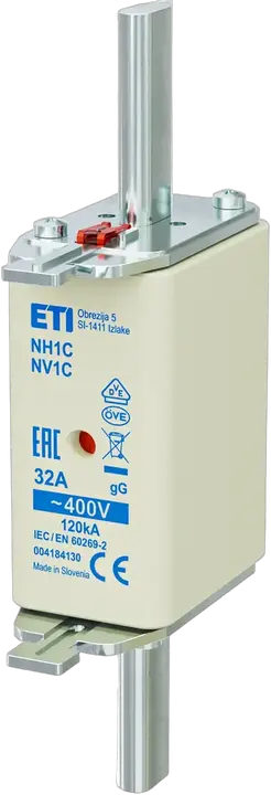 Slika NH1C gG 32A/400V korr.