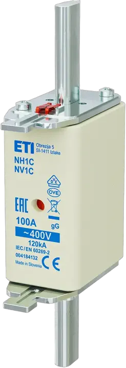 Slika NH1C gG 100A/400V korr.