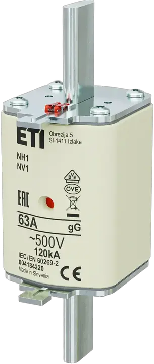 Slika NH1 gG 63A/500V