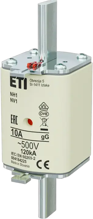 Slika NH1 gG 10A/500V