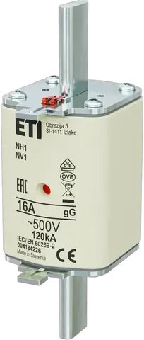 NH1 gG 16A/500V